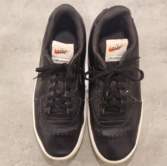 Nike Court Vision Women's 9.5 Black Sneakers.  CI0808-001 Low Cut Lace Up Shoes. - Picture 7 of 9